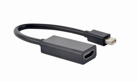 Adapter GEMBIRD A-MDPM-HDMIF-02 (Mini DisplayPort M - HDMI F; 0,15m; kolor czarny) GEMBIRD