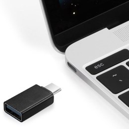 Adapter GEMBIRD A-USB2-CMAF-01 (USB typu C M - USB 2.0 F; kolor czarny) GEMBIRD