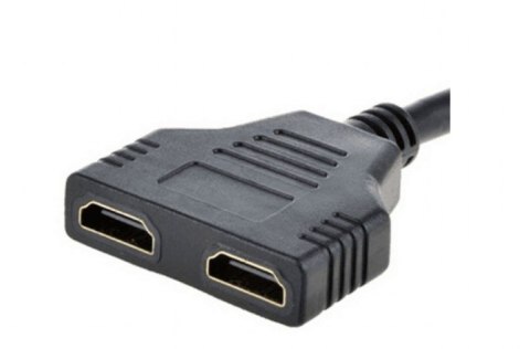 Adapter GEMBIRD DSP-2PH4-04 (HDMI M - 2x HDMI F; 0,20m; kolor czarny) GEMBIRD Adapter GEMBIRD DSP-2PH4-04 (HDMI M - 2x HDMI F; 0,20m; kolor czarny) GEMBIRD