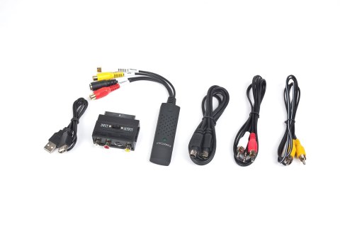Adapter GEMBIRD UVG-002 (USB M - RCA, S-Video F; 0,50m; kolor czarny) GEMBIRD Adapter GEMBIRD UVG-002 (USB M - RCA, S-Video F; 0,50m; kolor czarny) GEMBIRD