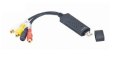 Adapter GEMBIRD UVG-002 (USB M - RCA, S-Video F; 0,50m; kolor czarny) GEMBIRD