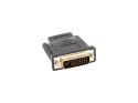 Adapter Lanberg AD-0010-BK (HDMI F - DVI-D (24+1) M; kolor czarny) Lanberg