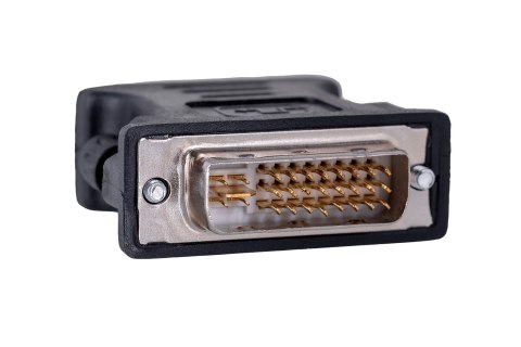 Adapter Lanberg AD-0012-BK (DVI-I (Dual link) M - D-Sub (VGA) F; kolor czarny) Lanberg Adapter Lanberg AD-0012-BK (DVI-I (Dual link) M - D-Sub (VGA) F; kolor czarny) Lanberg