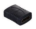 Adapter Lanberg AD-0018-BK (HDMI F - HDMI F; kolor czarny) Lanberg