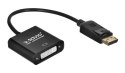 Adapter SAVIO CL-91 (DisplayPort M - DVI-I F; 0,20m; kolor czarny) SAVIO
