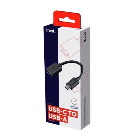 Adapter TRUST CALYX USB-C TO USB-A Trust Adapter TRUST CALYX USB-C TO USB-A Trust