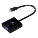 GEMBIRD ADAPTER NA KABLU USB TYP-C DO HDMI 4K 60HZ, 15CM, CZARNY GEMBIRD