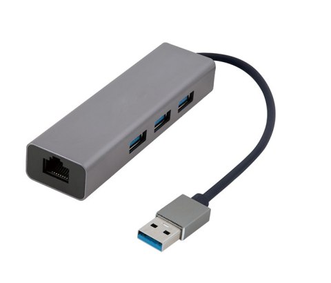 GEMBIRD ADAPTER USB-AM DO LAN GIGABIT HUB USB 3.0 X3 CZARNY GEMBIRD ADAPTER USB-AM DO LAN GIGABIT HUB USB 3.0 X3 CZARNY