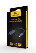 GEMBIRD ADAPTER Z USB TYPE-C DO DISPLAYPORT NA KABLU SZARY GEMBIRD