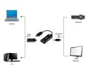 GEMBIRD KABEL AKTYWNY KONWERTER SYGNAŁU HDMI 4K NA DISPLAYPORT 15CM, CZARNY GEMBIRD