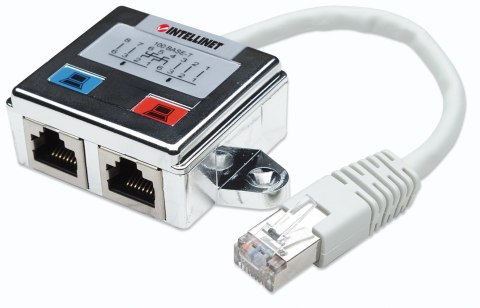 INTELLINET ADAPTER ROZGAŁĘZIACZ LAN RJ45 / 2X RJ45 Intellinet INTELLINET ADAPTER ROZGAŁĘZIACZ LAN RJ45 / 2X RJ45 Intellinet