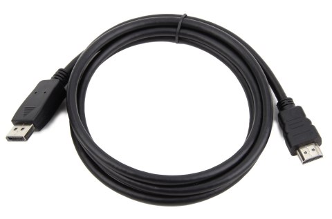 Kabel GEMBIRD CC-DP-HDMI-3M ( DisplayPort M - HDMI M -; 3m; kolor czarny) GEMBIRD Kabel GEMBIRD CC-DP-HDMI-3M ( DisplayPort M - HDMI M -; 3m; kolor czarny) GEMBIRD