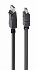Kabel GEMBIRD CC-DP-HDMI-5M (HDMI M - DisplayPort M; 5m; kolor czarny) GEMBIRD