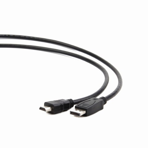 Kabel GEMBIRD CC-DP-HDMI-5M (HDMI M - DisplayPort M; 5m; kolor czarny) GEMBIRD Kabel GEMBIRD CC-DP-HDMI-5M (HDMI M - DisplayPort M; 5m; kolor czarny) GEMBIRD