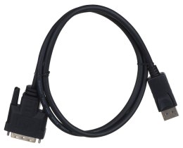 Kabel GEMBIRD CC-DPM-DVIM-1M (DisplayPort M - DVI-D M; 1m; kolor czarny) GEMBIRD