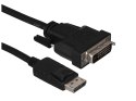 Kabel GEMBIRD CC-DPM-DVIM-1M (DisplayPort M - DVI-D M; 1m; kolor czarny) GEMBIRD