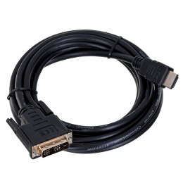 Kabel GEMBIRD CC-HDMI-DVI-10 (HDMI M - DVI-D M; 3m; kolor czarny) GEMBIRD