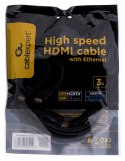 Kabel GEMBIRD CC-HDMI4-10 (HDMI M - HDMI M; 3m; kolor czarny) GEMBIRD