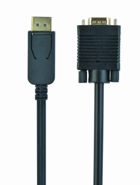 Kabel GEMBIRD CCP-DPM-VGAM-6 (D-Sub (VGA) M - DisplayPort M; 1,8m; kolor czarny) GEMBIRD Kabel GEMBIRD CCP-DPM-VGAM-6 (D-Sub (VGA) M - DisplayPort M; 1,8m; kolor czarny) GEMBIRD