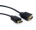 Kabel GEMBIRD CCP-DPM-VGAM-6 (D-Sub (VGA) M - DisplayPort M; 1,8m; kolor czarny) GEMBIRD