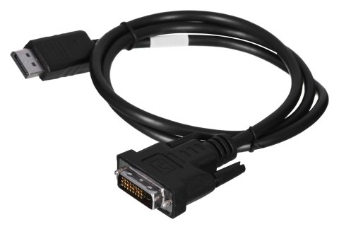 Kabel Lanberg CA-DPDV-10CU-0010-BK (DisplayPort M - DVI-D M; 1m; kolor czarny) Lanberg Kabel Lanberg CA-DPDV-10CU-0010-BK (DisplayPort M - DVI-D M; 1m; kolor czarny) Lanberg