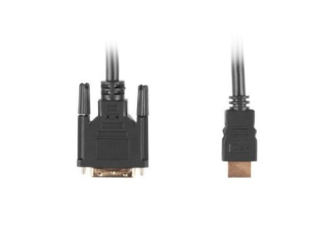 Kabel Lanberg CA-HDDV-10CC-0030-BK (HDMI M - DVI-D (18+1) M; 3m; kolor czarny) Lanberg Kabel Lanberg CA-HDDV-10CC-0030-BK (HDMI M - DVI-D (18+1) M; 3m; kolor czarny) Lanberg