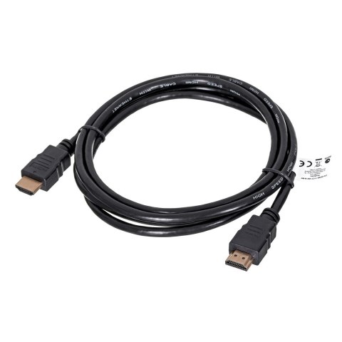 Kabel Lanberg CCS CA-HDMI-11CC-0018-BK (HDMI M - HDMI M; 1,8m; kolor czarny) Lanberg Kabel Lanberg CCS CA-HDMI-11CC-0018-BK (HDMI M - HDMI M; 1,8m; kolor czarny) Lanberg
