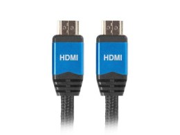Kabel Lanberg Premium CA-HDMI-20CU-0018-BL (HDMI M - HDMI M; 1,8m; kolor czarny) Lanberg