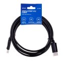 Kabel SAVIO CL-137 (DisplayPort M - DisplayPort M; 3m; kolor czarny) SAVIO