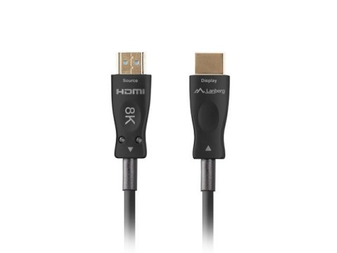 LANBERG KABEL HDMI M/M V2.1 20M 8K OPTYCZNY AOC CA-HDMI-30FB-0200-BK Lanberg LANBERG KABEL HDMI M/M V2.1 20M 8K OPTYCZNY AOC CA-HDMI-30FB-0200-BK Lanberg