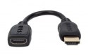 MANHATTAN PRZEDŁUŻACZ KABEL HDMI-HDMI 2.0 M/F 20CM Manhattan
