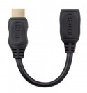 MANHATTAN PRZEDŁUŻACZ KABEL HDMI-HDMI 2.0 M/F 20CM Manhattan