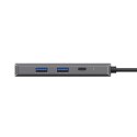 Multi-Port Adapter Trust DALYX 6-IN-1 USB-C Silver Trust