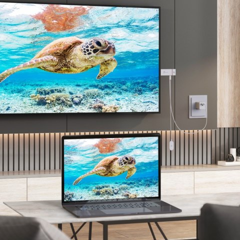 Nadajnik i odbiornik audio/video bezprzewodowy j5create ScreenCast 4K Wireless Display Adapter; kolor biały JVAW76-N J5 Create