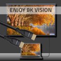 QOLTEC KABEL HDMI V2.1 ULTRA HIGH SPEED 8K | 60HZ | 26AWG | GOLD Qoltec