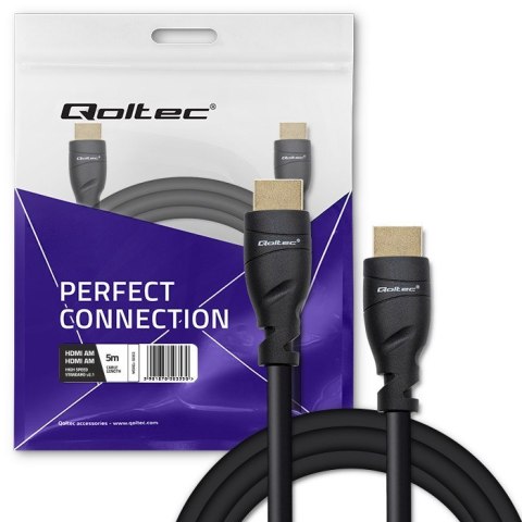 QOLTEC KABEL HDMI V2.1 ULTRA HIGH SPEED 8K | 60HZ | 26AWG | GOLD Qoltec QOLTEC KABEL HDMI V2.1 ULTRA HIGH SPEED 8K | 60HZ | 26AWG | GOLD Qoltec