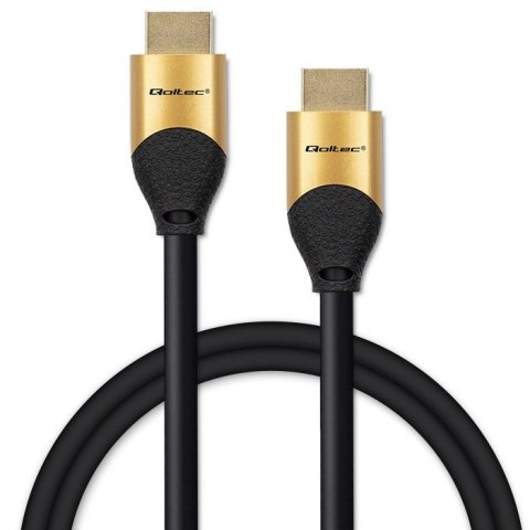 QOLTEC KABEL HDMI V2.1 ULTRA HIGH SPEED 8K | 60HZ | 30AWG | GOLD Qoltec QOLTEC KABEL HDMI V2.1 ULTRA HIGH SPEED 8K | 60HZ | 30AWG | GOLD Qoltec
