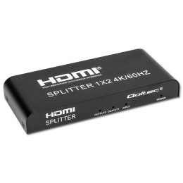 QOLTEC ROZDZIELACZ SPLITTER 2XHDMI 4KX2K | 6GB/S | 60HZ Qoltec