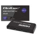 QOLTEC ROZDZIELACZ SPLITTER 2XHDMI 4KX2K | 6GB/S | 60HZ Qoltec