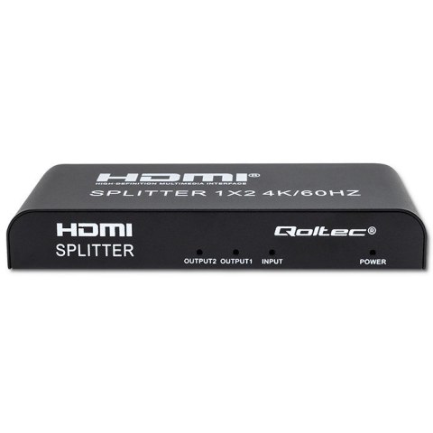 QOLTEC ROZDZIELACZ SPLITTER 2XHDMI 4KX2K | 6GB/S | 60HZ Qoltec QOLTEC ROZDZIELACZ SPLITTER 2XHDMI 4KX2K | 6GB/S | 60HZ Qoltec