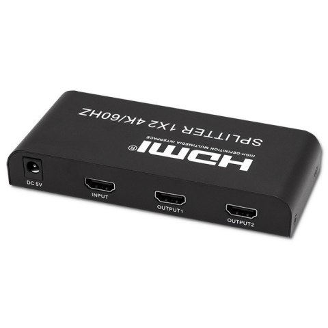 QOLTEC ROZDZIELACZ SPLITTER 2XHDMI 4KX2K | 6GB/S | 60HZ Qoltec QOLTEC ROZDZIELACZ SPLITTER 2XHDMI 4KX2K | 6GB/S | 60HZ Qoltec