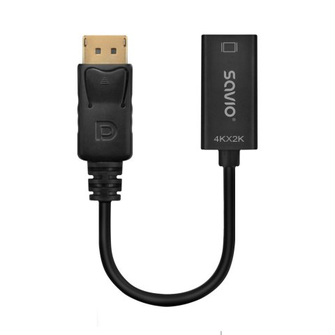 SAVIO ADAPTER DISPLAYPORT (M) V1.2 - HDMI A (F) V1.4, 4K AK-62 SAVIO SAVIO ADAPTER DISPLAYPORT (M) V1.2 - HDMI A (F) V1.4, 4K AK-62 SAVIO