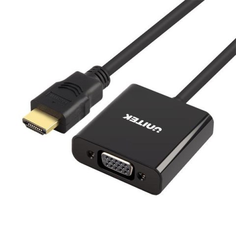 UNITEK ADAPTER HDMI TO VGA + AUDIO UNITEK UNITEK ADAPTER HDMI TO VGA + AUDIO UNITEK
