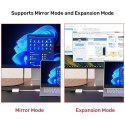 UNITEK ADAPTER HDMI - VGA, FULLHD 60HZ, BIAŁY, M/F UNITEK