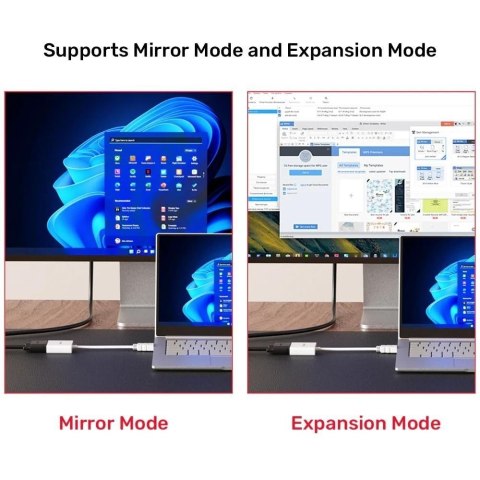 UNITEK ADAPTER HDMI - VGA, FULLHD 60HZ, BIAŁY, M/F UNITEK UNITEK ADAPTER HDMI - VGA, FULLHD 60HZ, BIAŁY, M/F UNITEK
