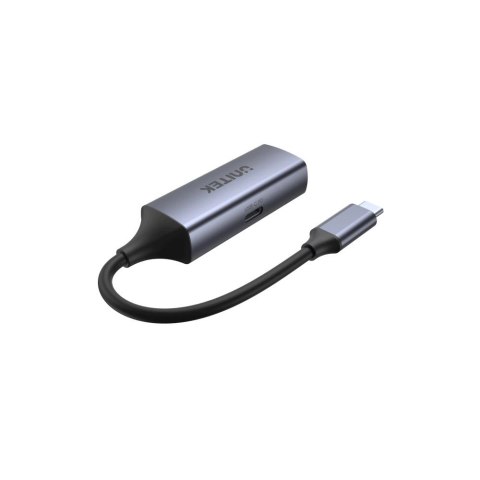 UNITEK ADAPTER USB-C - RJ45 M/F, 1GBPS, PD 100W UNITEK UNITEK ADAPTER USB-C - RJ45 M/F, 1GBPS, PD 100W UNITEK