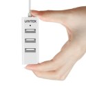 UNITEK HUB 4X USB 2.0 - BIAŁY, Y-2146 UNITEK