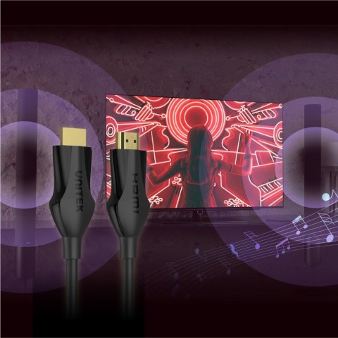 UNITEK KABEL HDMI 2.1 8K, 4K@120HZ, C11060BK-2M UNITEK UNITEK KABEL HDMI 2.1 8K, 4K@120HZ, C11060BK-2M UNITEK