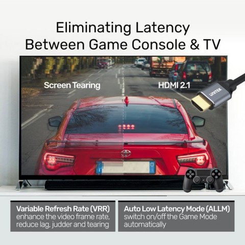 UNITEK KABEL HDMI 2.1, 8K 60HZ, 4K 120HZ, 5M,C140W UNITEK UNITEK KABEL HDMI 2.1, 8K 60HZ, 4K 120HZ, 5M,C140W UNITEK