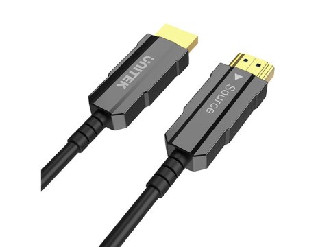 UNITEK KABEL OPTYCZNY HDMI 2.0 Active Optical Cable 4K 60HZ 20M UNITEK UNITEK KABEL OPTYCZNY HDMI 2.0 Active Optical Cable 4K 60HZ 20M UNITEK